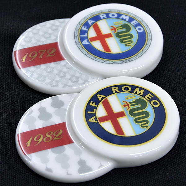 Alfa Romeo Genuine Emblem of Successive Generations Mino Ware Chopstick rest Complete Set