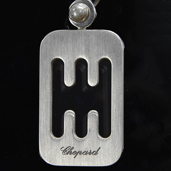 Chopardシフトゲート型ヴィンテージシルバーキーリング