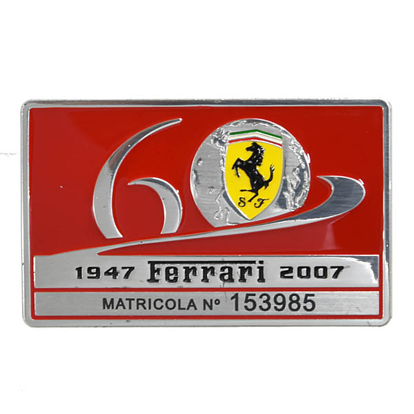 Ferrari 60anni  Interior Plate (Red)