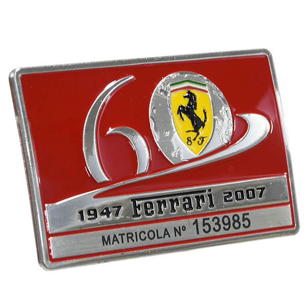 Ferrari 60anni  Interior Plate (Red)