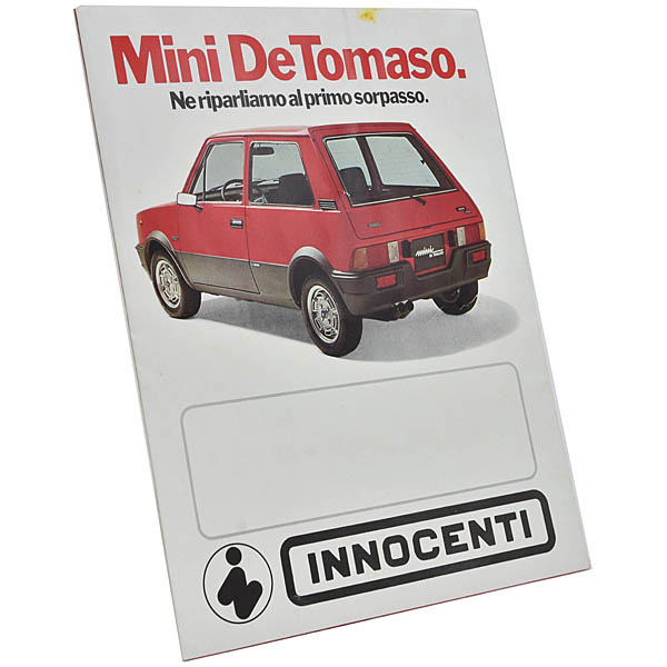 Innocenti De Tomaso Original Catalogue 
