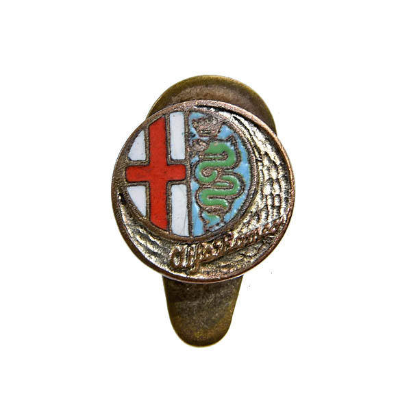 Alfa Romeoヴィンテージ七宝ラペルピン1954 by OMEA Milano