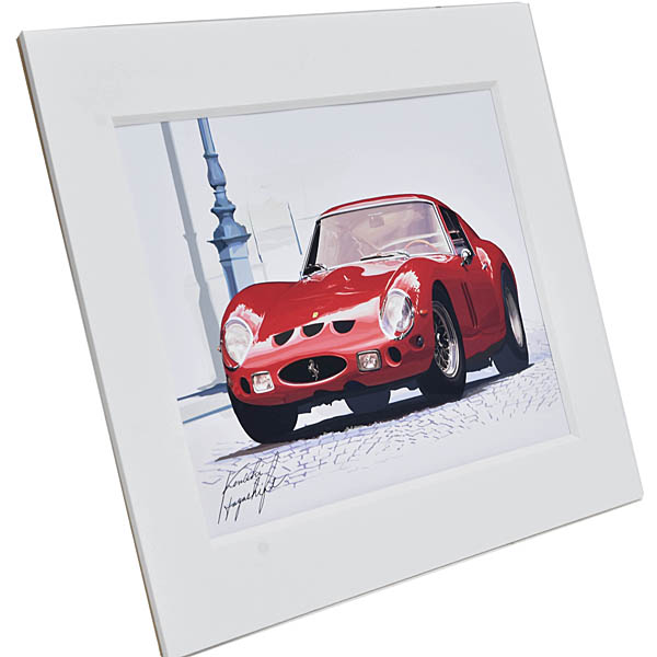 Ferrari 250GTO Illustration(Red) by Kenichi Hayashibe