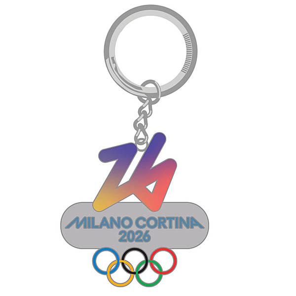 Milano Cortina 2026 Olympic Official Logo Keyring