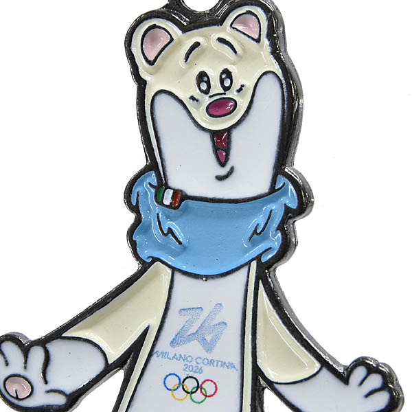 Milano Cortina 2026 Olympic Official Metal Key Ring (TINA)