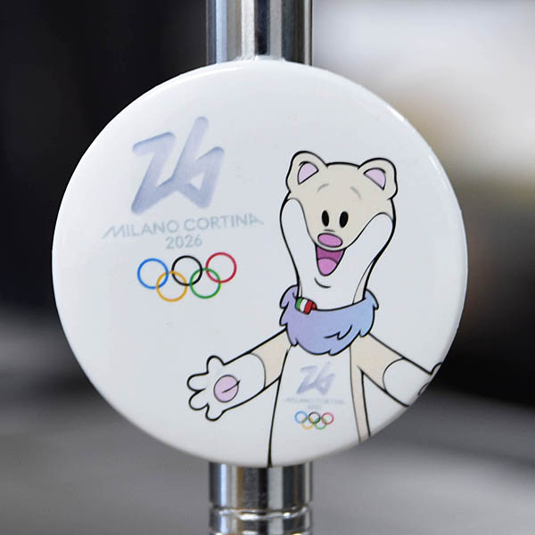Milano Cortina 2026 Olympic Official TINA Magnet (Round)