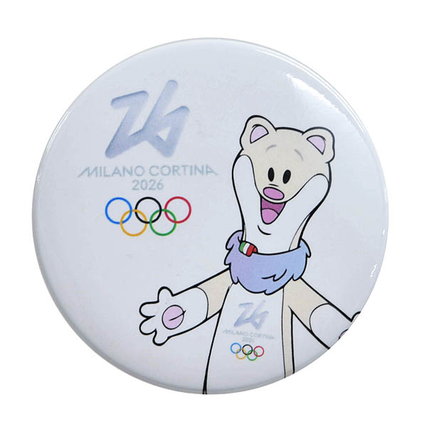 Milano Cortina 2026 Olympic Official TINA Magnet (Round)
