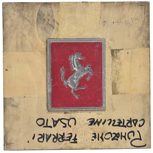 Ferrari Genuine Emblem Embossed Set