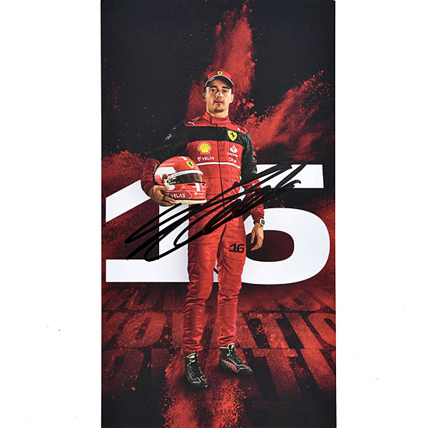 Scuderia Ferrari 2022 Drivers Card Set (Signed by Leclerc and Sainz)