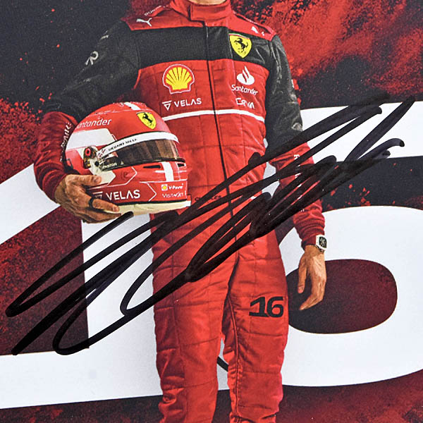 Scuderia Ferrari 2022 Drivers Card Set (Signed by Leclerc and Sainz)