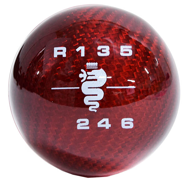 Alfa Romeo Gear Knob TRETOK CARBON(Red/Black)