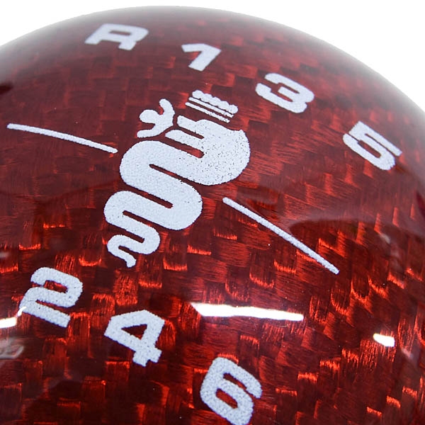 Alfa Romeo Gear Knob TRETOK CARBON(Red/Black)