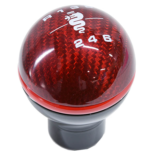Alfa Romeo Gear Knob TRETOK CARBON(Red/Black)