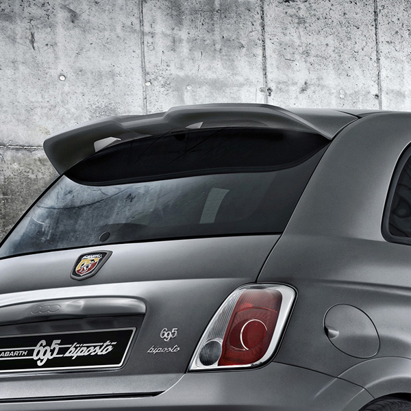 Genuine ABARTH 500 Biposto rear spoiler