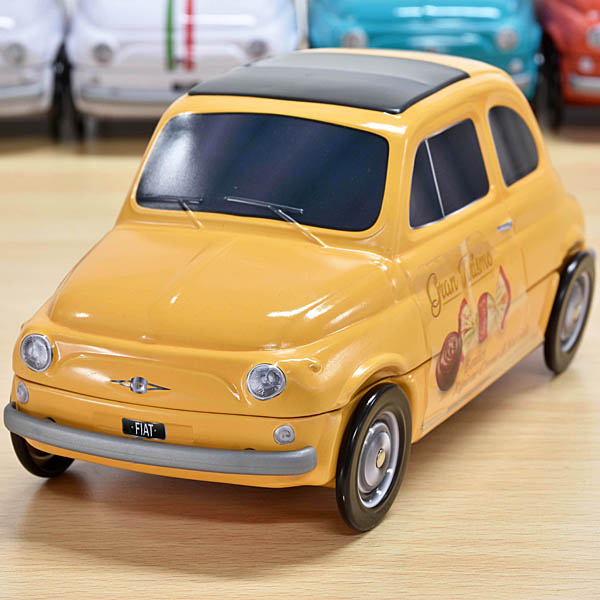 FIAT nuova500-shaped tin of chocolates by VANOIR