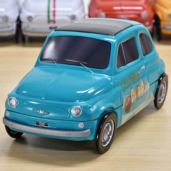 FIAT nuova500-shaped tin of chocolates by VANOIR
