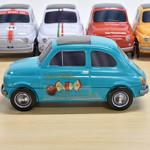 FIAT nuova500-shaped tin of chocolates by VANOIR