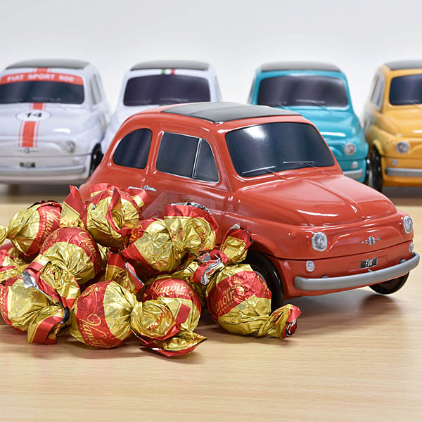 FIAT nuova500-shaped tin of chocolates by VANOIR