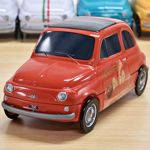 FIAT nuova500-shaped tin of chocolates by VANOIR