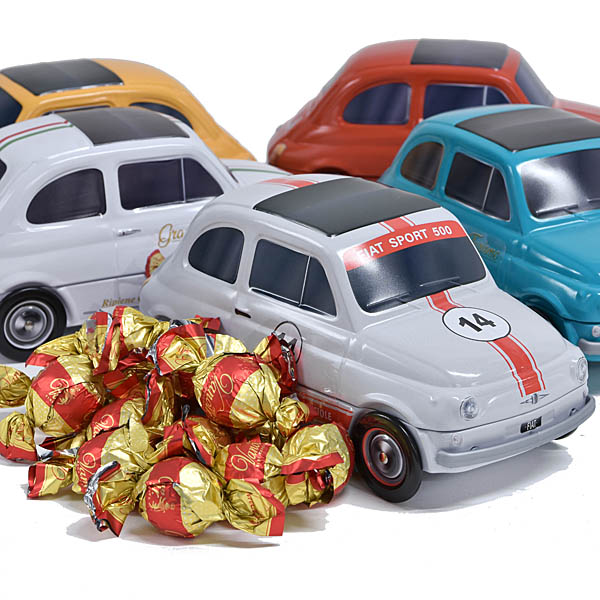 FIAT nuova500-shaped tin of chocolates by VANOIR