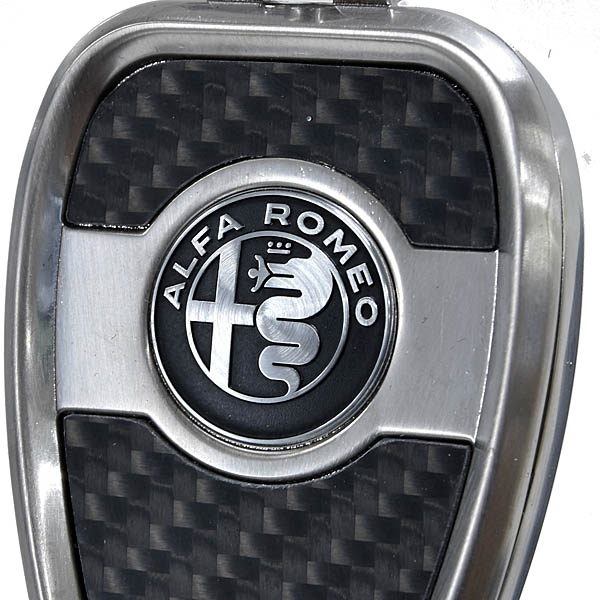 Alfa Romeo Genuine GIULIA QUADRIFOGLIO carbon fiber key ring with USB memory stick