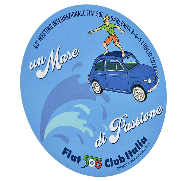 FIAT500 Club Italia Official Meeting 2026 Sticker