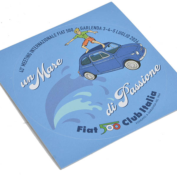 FIAT500 Club Italia Official Meeting 2026 Sticker