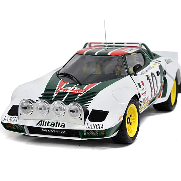 1/18 LANCIA STRATOS HF 1976 Monte Carlo Rally Winner #10 Miniature Model