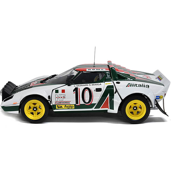 1/18 LANCIA STRATOS HF 1976 Monte Carlo Rally Winner #10 Miniature Model