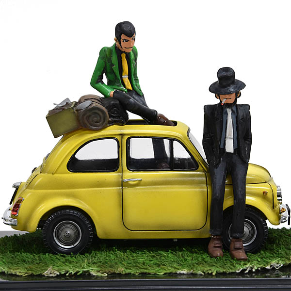 1/24 Scale Fiat 500 (Gunze "Lupin the Third" Plastic Model: "Departure" Version) Fully Built Model
