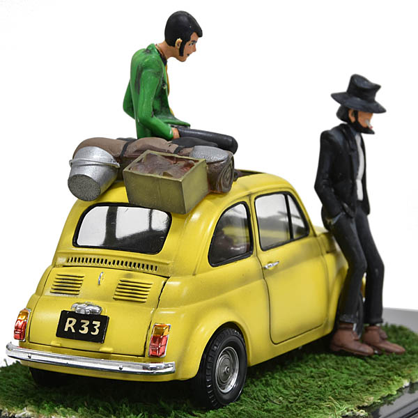 1/24 Scale Fiat 500 (Gunze "Lupin the Third" Plastic Model: "Departure" Version) Fully Built Model