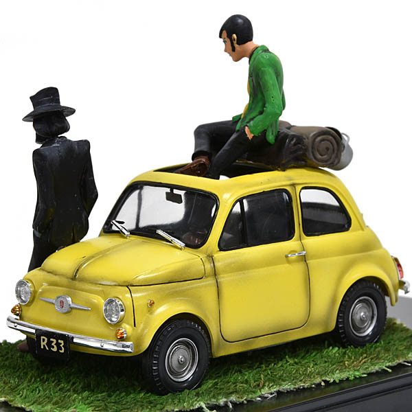 1/24 Scale Fiat 500 (Gunze "Lupin the Third" Plastic Model: "Departure" Version) Fully Built Model