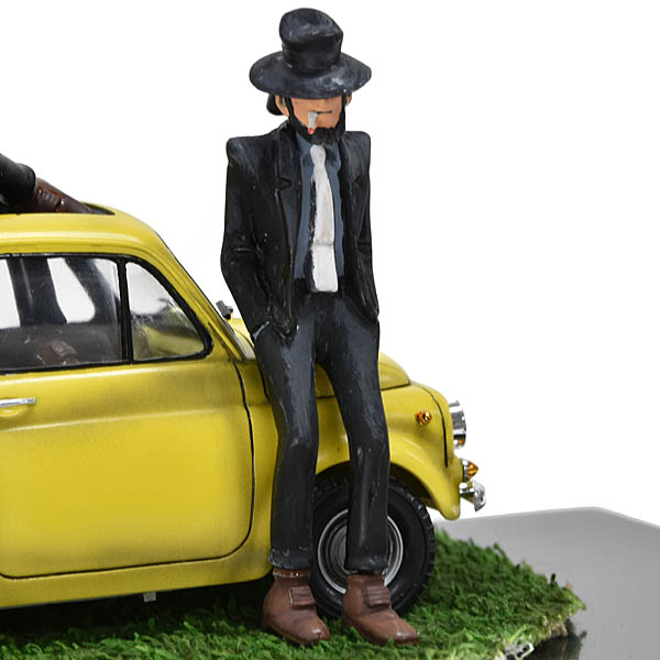 1/24 Scale Fiat 500 (Gunze "Lupin the Third" Plastic Model: "Departure" Version) Fully Built Model