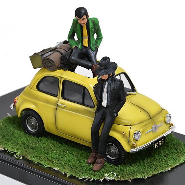 1/24 Scale Fiat 500 (Gunze "Lupin the Third" Plastic Model: "Departure" Version) Fully Built Model