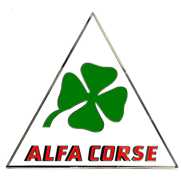 Alfa Romeo(Alfa Corse)三角プレートエンブレム