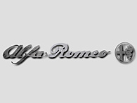 Alfa Romeoロゴ&エンブレムステッカー(切り抜きタイプ/200mm)