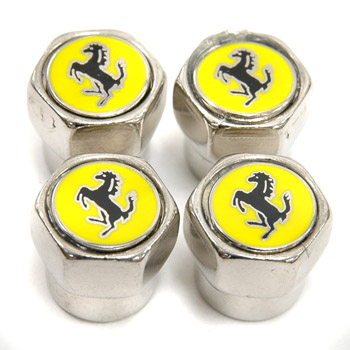 Ferrari Air Valve Cap Set