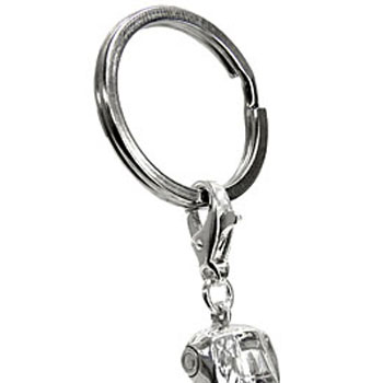 FIAT ABARTH 131 Rally Sterling Silver Keyring