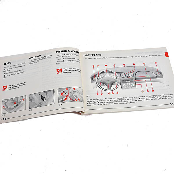 FIAT Genuine Barchetta Owner's Manual (1995-2000)