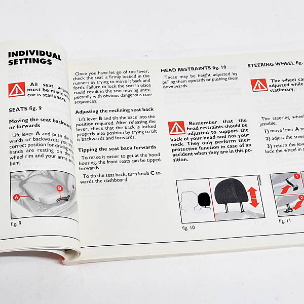 FIAT Genuine Barchetta Owner's Manual (1995-2000)