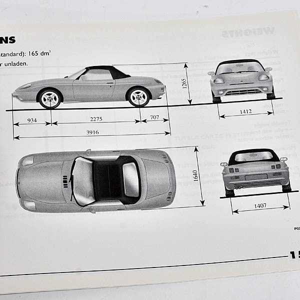 FIAT Genuine Barchetta Owner's Manual (1995-2000)