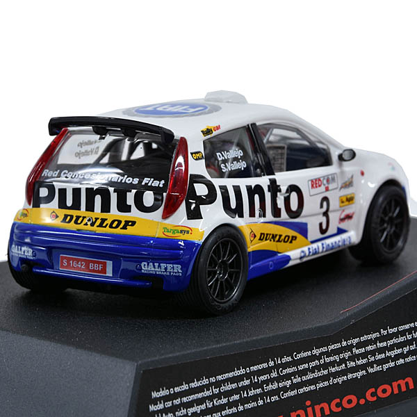 1/32 FIAT Punto Super1600 S.Vallejo Slot Car by NINCO