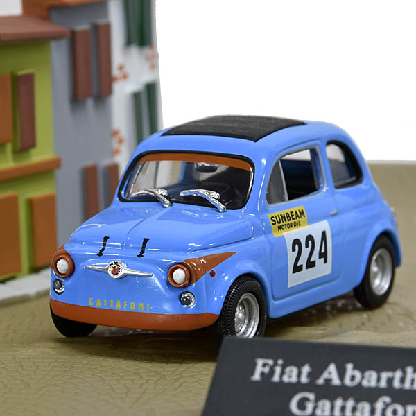 1/43 FIAT500 Story Collection No.29 Fiat Abarth 595 Gattafoni Miniature Model