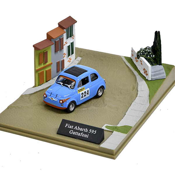 1/43 FIAT500 Story Collection No.29 Fiat Abarth 595 Gattafoni Miniature Model