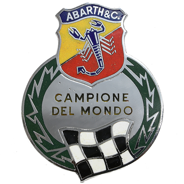 ABARTH CAMPIONE DEL MONDO Emblem(Cloisonne)(Type-B) 