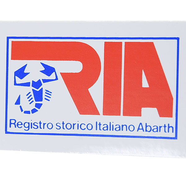 Registro Italiano ABARTH (RIA) Script Sticker