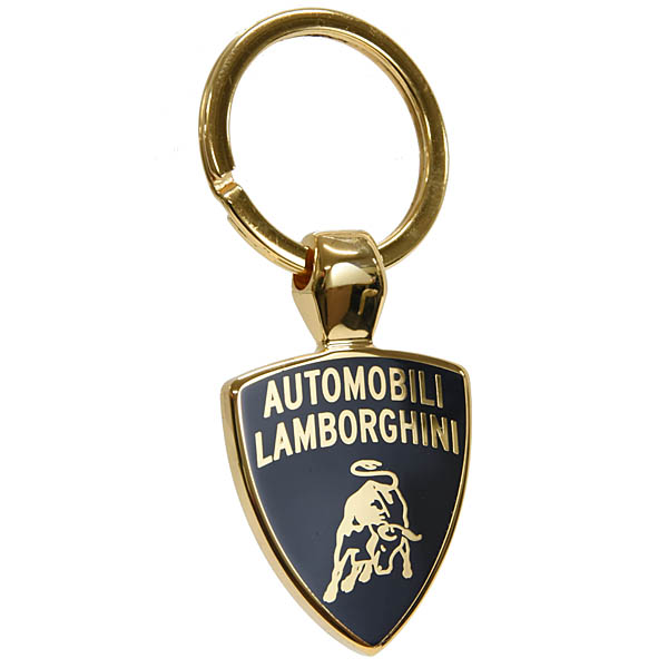 Lamborghini Emblem Metal Keyring (Gold)