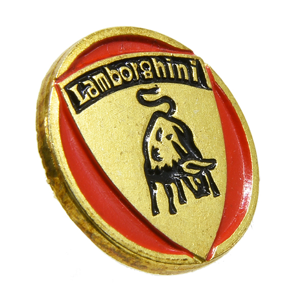 Lamborghini Round Pin Badge