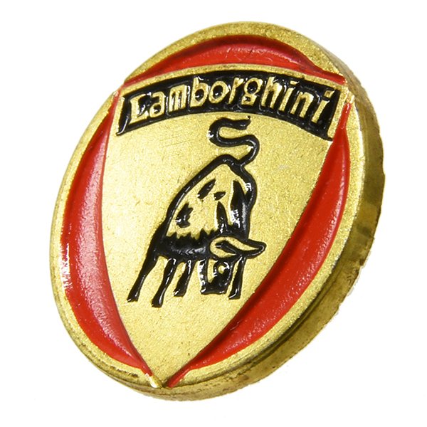 Lamborghini Round Pin Badge
