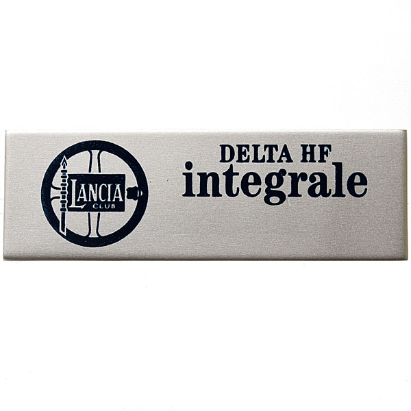 LANCIA Delta HF Integrale Lancia Clubヴァージョン室内プレート